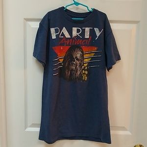 Party Animal Chewbacca Star wars tee